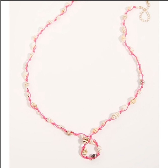 ☀️🐚 Free People Sol Beaded Shell Necklace 🐚☀️ - Picture 2 of 2